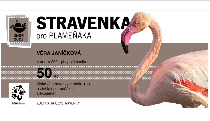 Stravenky pro zvířata v Zoo Praha